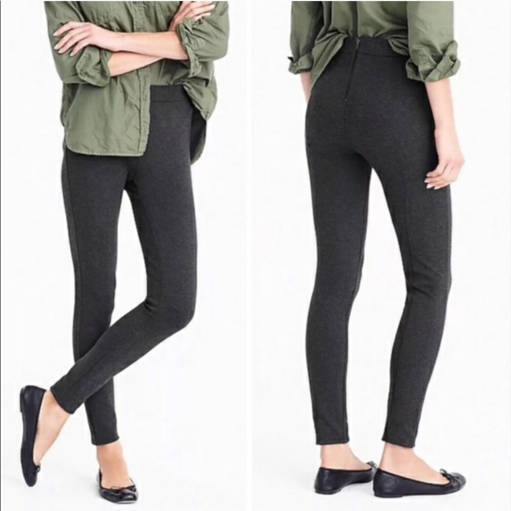 J Crew charcoal gray Pixie pant legging N0615